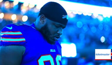 Bills activate DeWayne Carter to 53-man roster; Elevate TE Zach Davidson and S Lewis Cine for Rams game