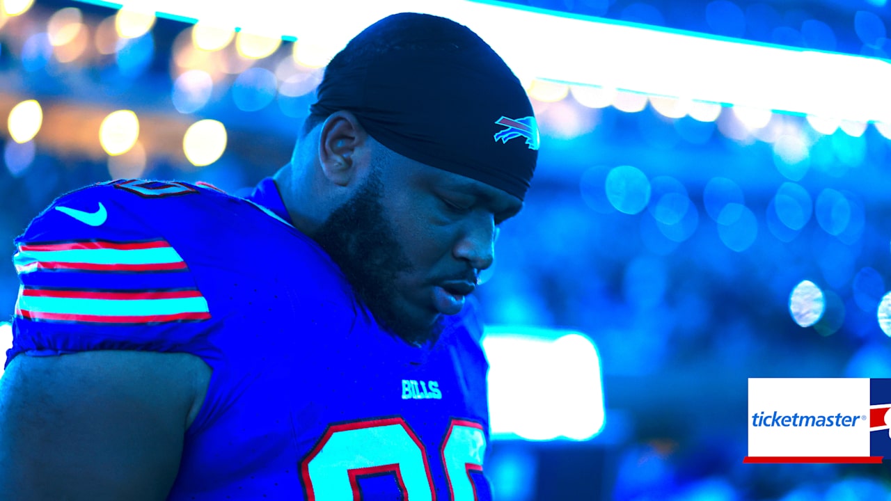 Bills activate DeWayne Carter to 53-man roster; Elevate TE Zach Davidson and S Lewis Cine for Rams game