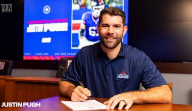 Justin Pugh is straight off to retirement