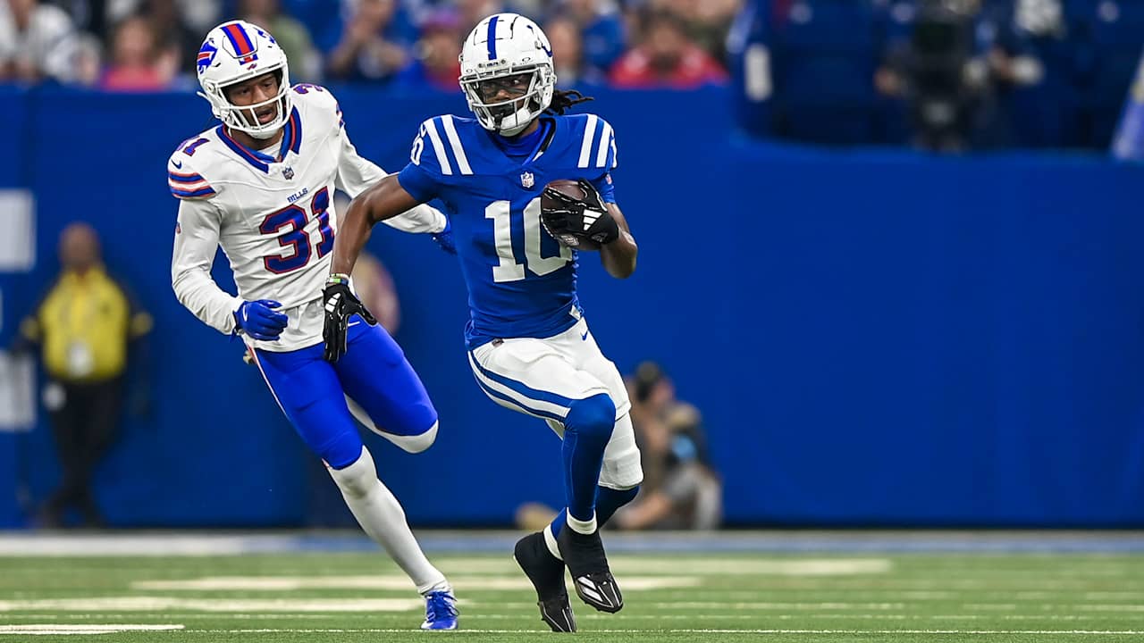 Colts WR Adonai Mitchell seizes opportunity in career game against Bills
