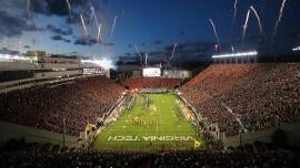 Metallica finally visits Virginia Tech's Lane Stadium on tour, sets off Richter scale for 'Enter Sandman'