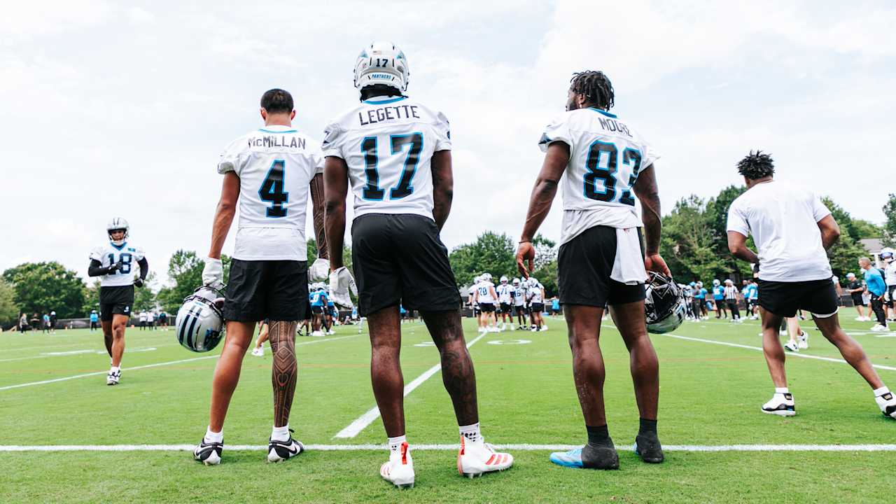 How a game of catch is defining Panthers receivers