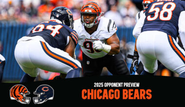 Bengals 2025 Opponents: Chicago Bears