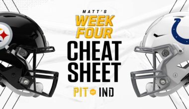 Cheat Sheet: Steelers at Colts
