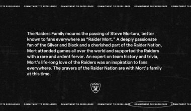 Raiders mourn the passing of Steve Mortara