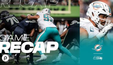 Dolphins Force Pair of Turnovers, Fall 24-3 to Seahawks