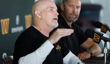 Commanders GM says non-football topics such as President Trump's comments don't reach him