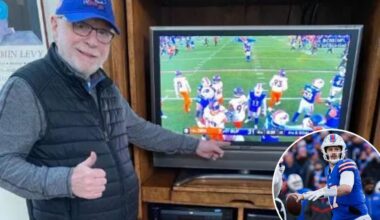 Wolf Blitzer roasted for outdated TV setup after celebrating Bills win