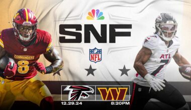 Commanders' Week 17 game vs. Falcons flexed to SNF