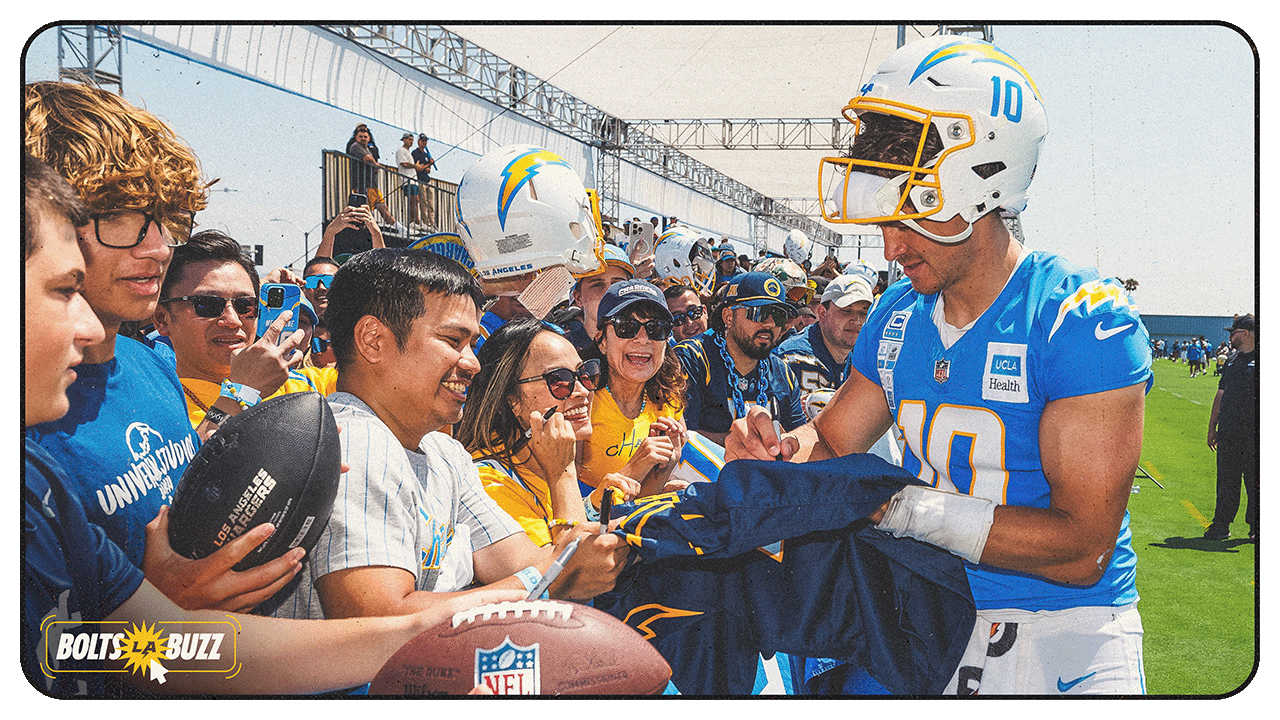 Why Justin Herbert is Wearing Red-Tinted Contact Lenses at Training Camp