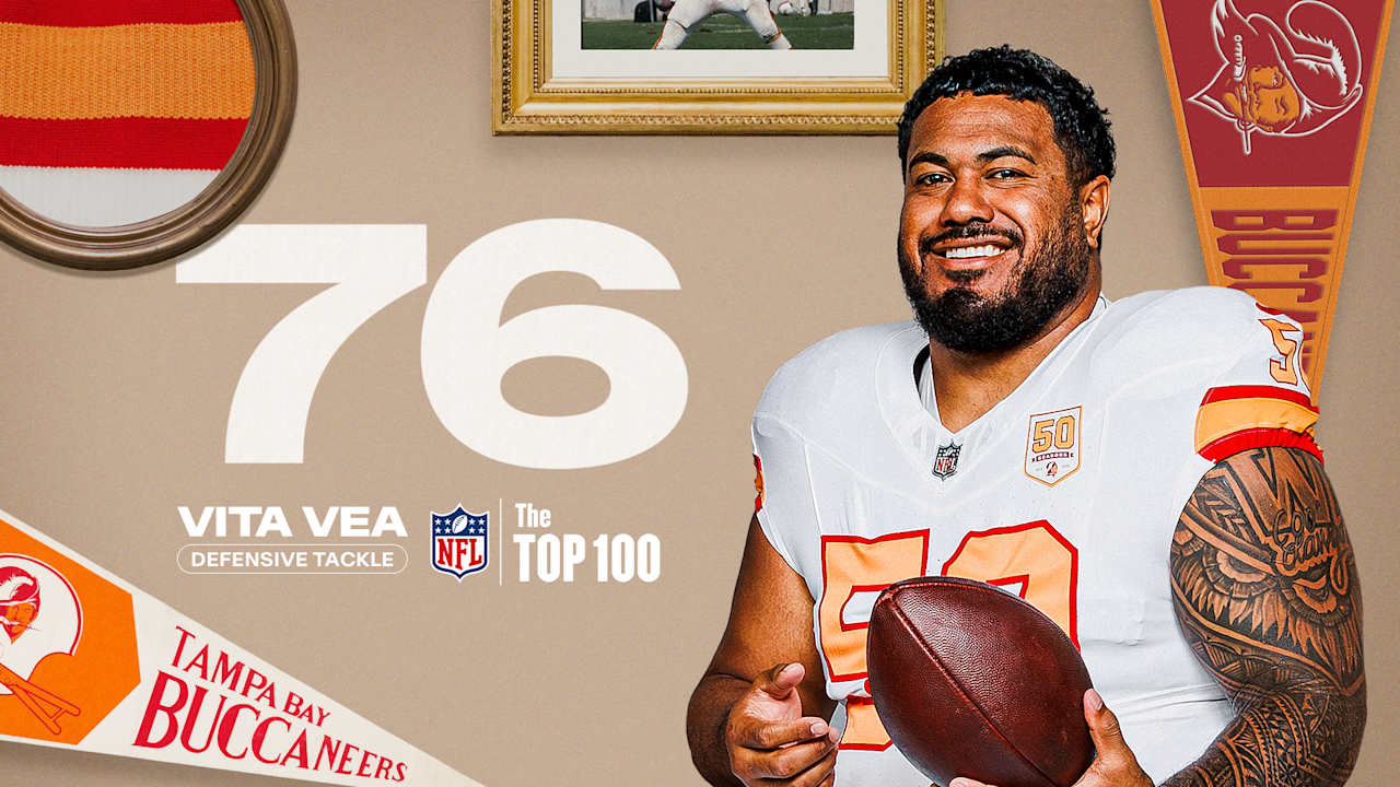 Vita Vea Ranked 76 on NFL's Top 100 Players of 2025