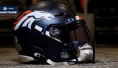 Broncos announce inactives for Week 16 game vs. Chargers