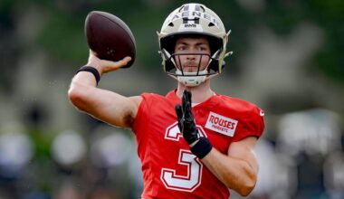 Jake Haener getting a real shot in Saints' 'three-man race' at quarterback