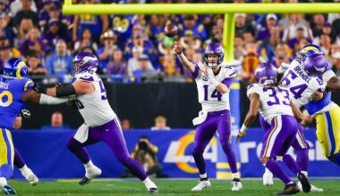 Sam Darnold Sacked 9 Times in Painful Wild Card Loss to Rams