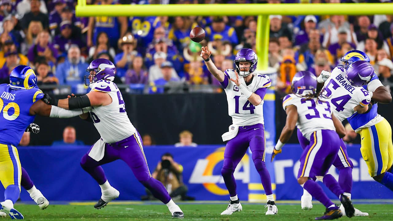 Sam Darnold Sacked 9 Times in Painful Wild Card Loss to Rams