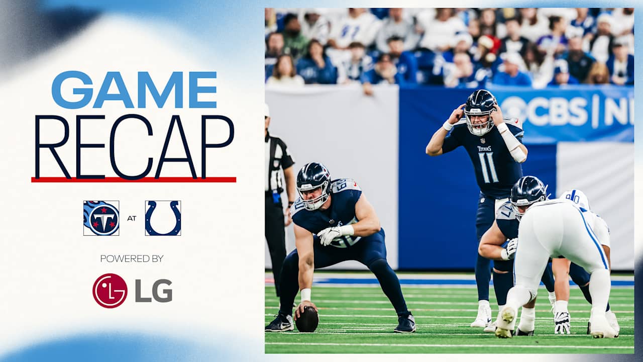 Titans Lose 38-30 to Colts, Drop to 3-12
