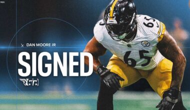 Titans Sign Former Steelers LT Dan Moore
