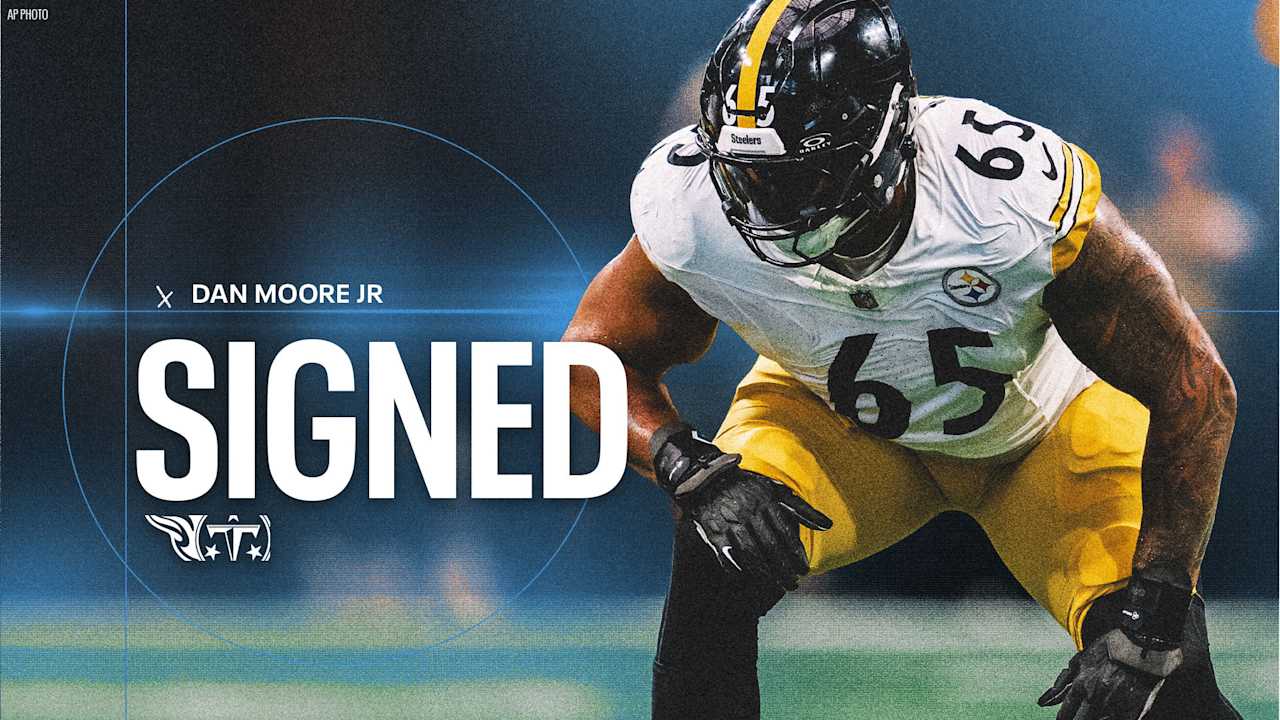Titans Sign Former Steelers LT Dan Moore