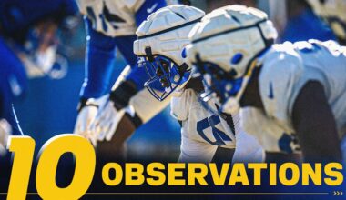 Poona Ford shines in run-heavy day, but practice still featured healthy dose of Puka Nacua playmaking