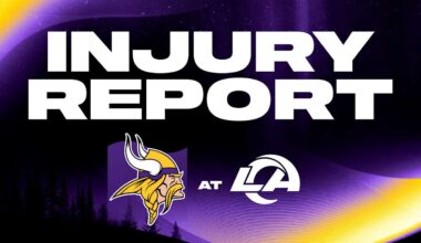 Final Vikings at Rams Week 8 Injury Report