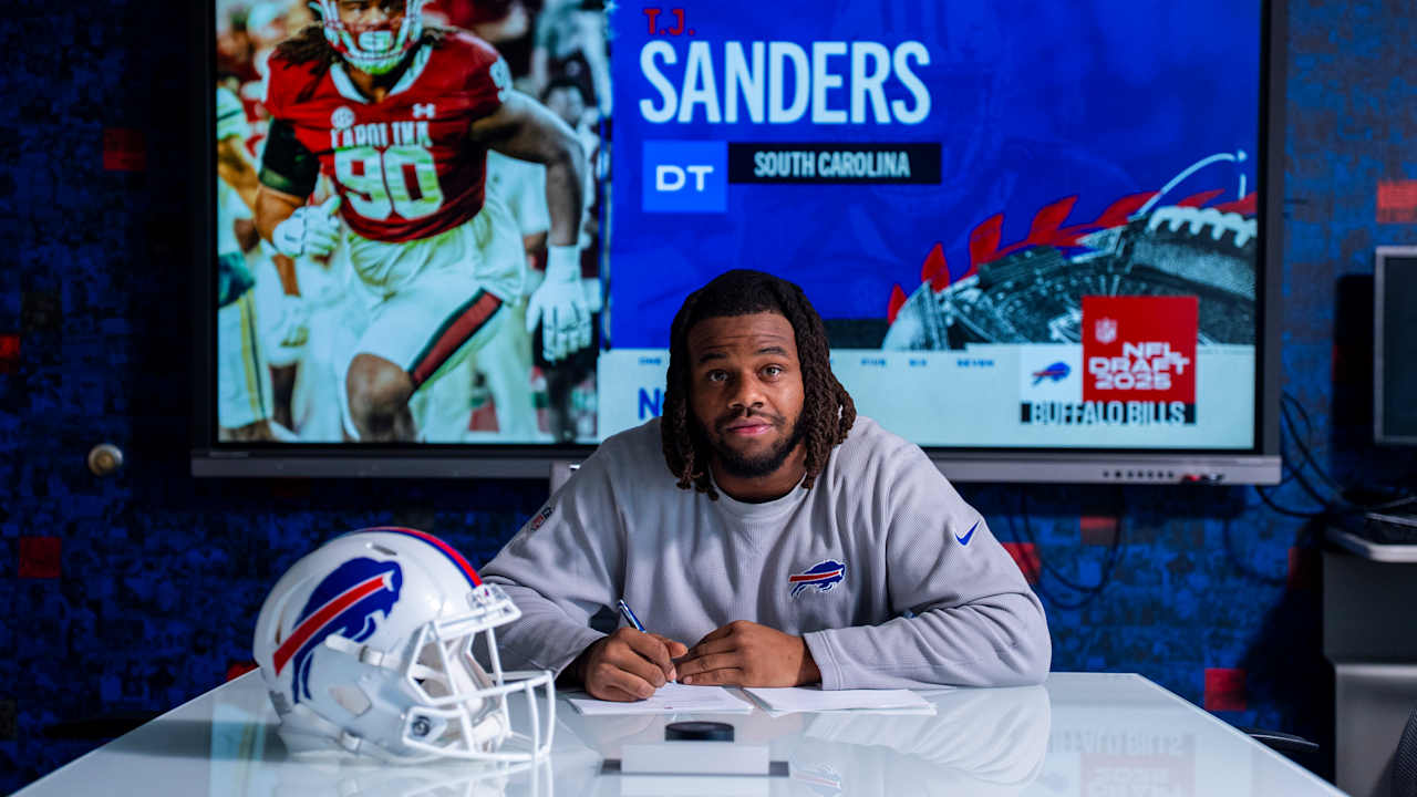 Bills sign second round draft pick T.J. Sanders to rookie contract