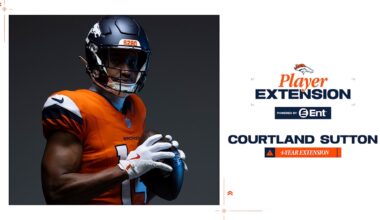 Broncos sign WR Courtland Sutton to 4-year contract extension