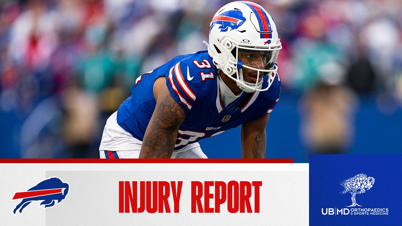 Buffalo Bills injury report at Lions