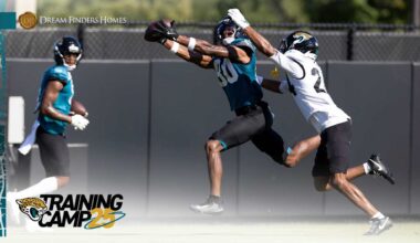 Jacksonville Jaguars First Padded Practice of 2025 Training Camp