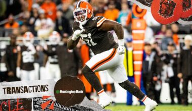 Browns place two players on active/PUP and waive WR Jaelen Gill