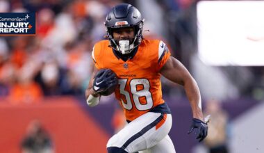 RB Jaleel McLaughlin improves to full participant ahead of Week 17 game vs. Bengals