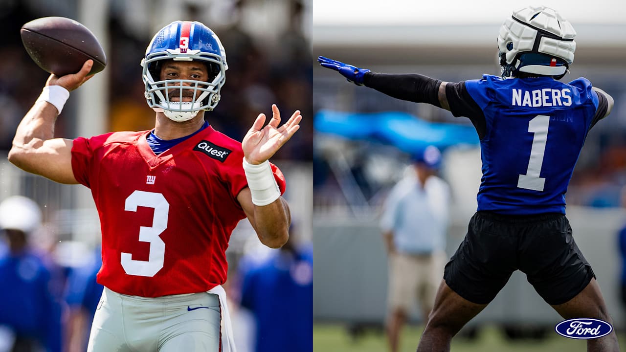 Russell Wilson developing 'great relationship' with lockermate Malik Nabers