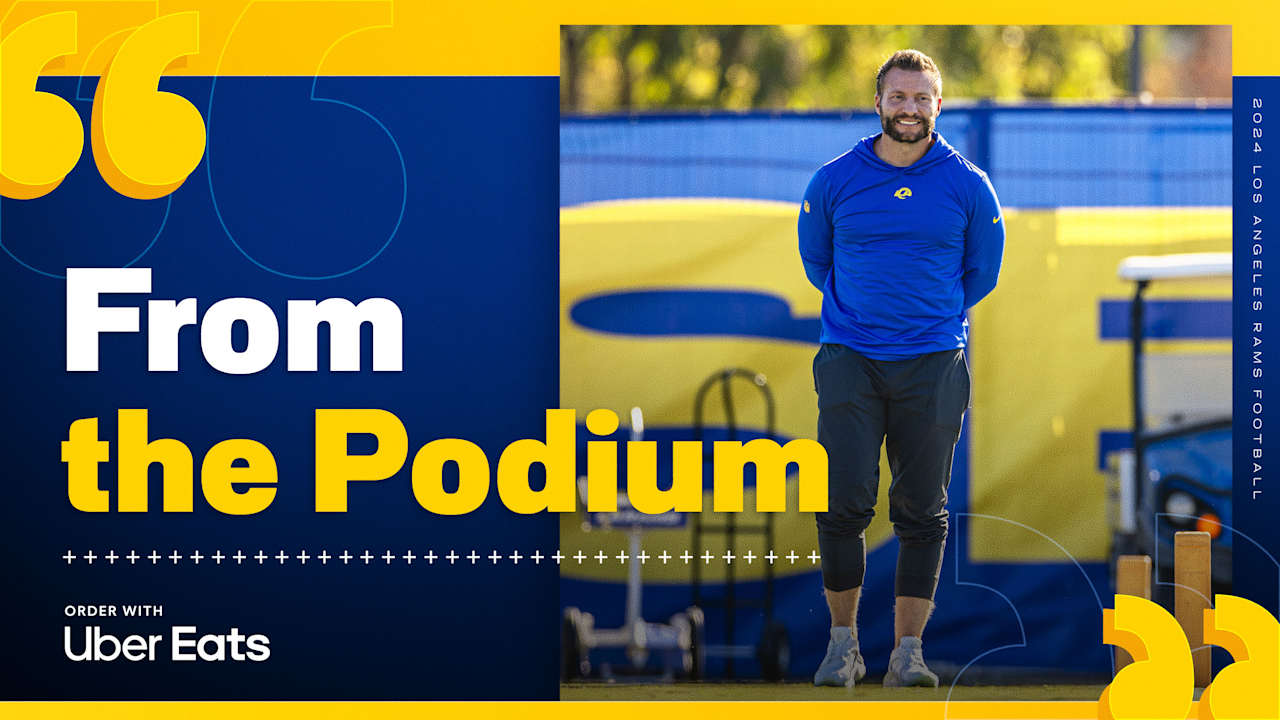 Rams' Sean McVay, Matthew Stafford, Chris Shula, Mike LaFleur, Puka Nacua and Cooper Kupp discuss Week 16 matchup with Jets, road to the postseason