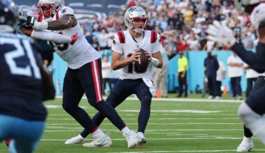 Breaking Down Patriots QB Drake Maye's Performance vs. the Titans in Week 9