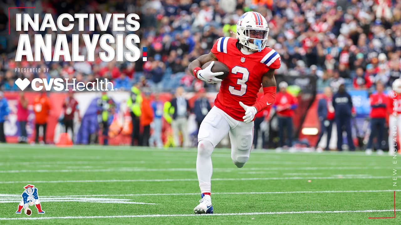 Eight of the Patriots Nine Players With Questionable Designations are Active for Sunday's Game vs. the Colts