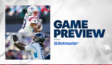 Game Preview: Patriots at Titans