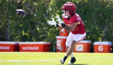 Utah football. Receiver Ryan Davis. Fall Camp 2025....