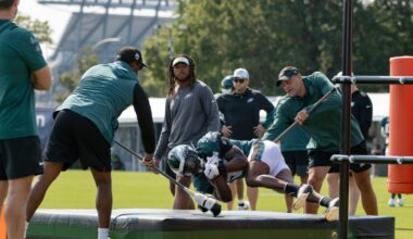 Live updates from the last day of Eagles training camp practice