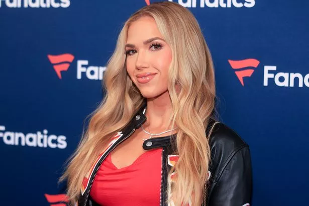 Gracie Hunt at Michael Rubin's Fanatics Super Bowl Party