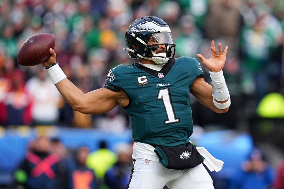 Jalen Hurts is leading the Eagles' charge as they bid to repeat as SB champions
