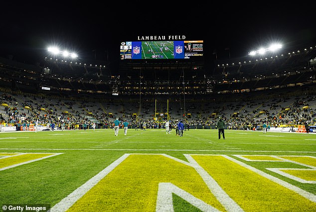 The Packers' stadium boasts the title as the second-largest capacity in the NFL