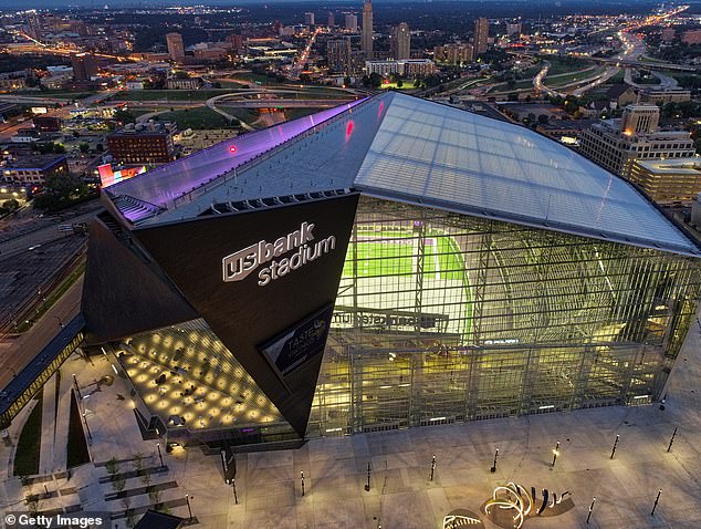 The US Bank Stadium - home to the Minnesota Vikings - is one of the NFL's newest stadiums