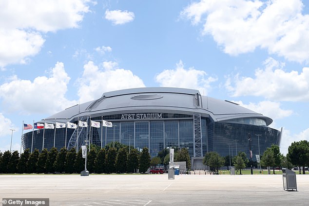 The Dallas stadium features a retractable roof