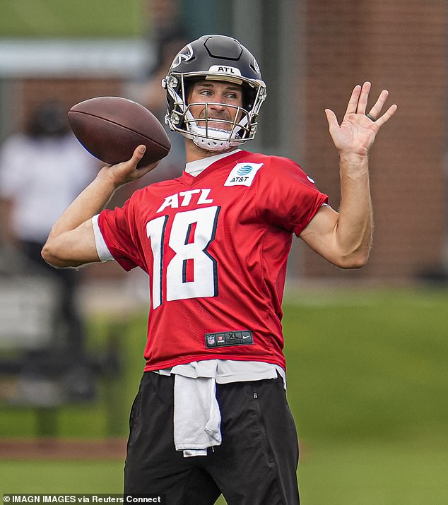 Cousins has been active at practice, where he's been getting second-team reps