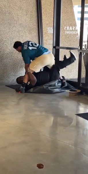 The incident went viral on social media