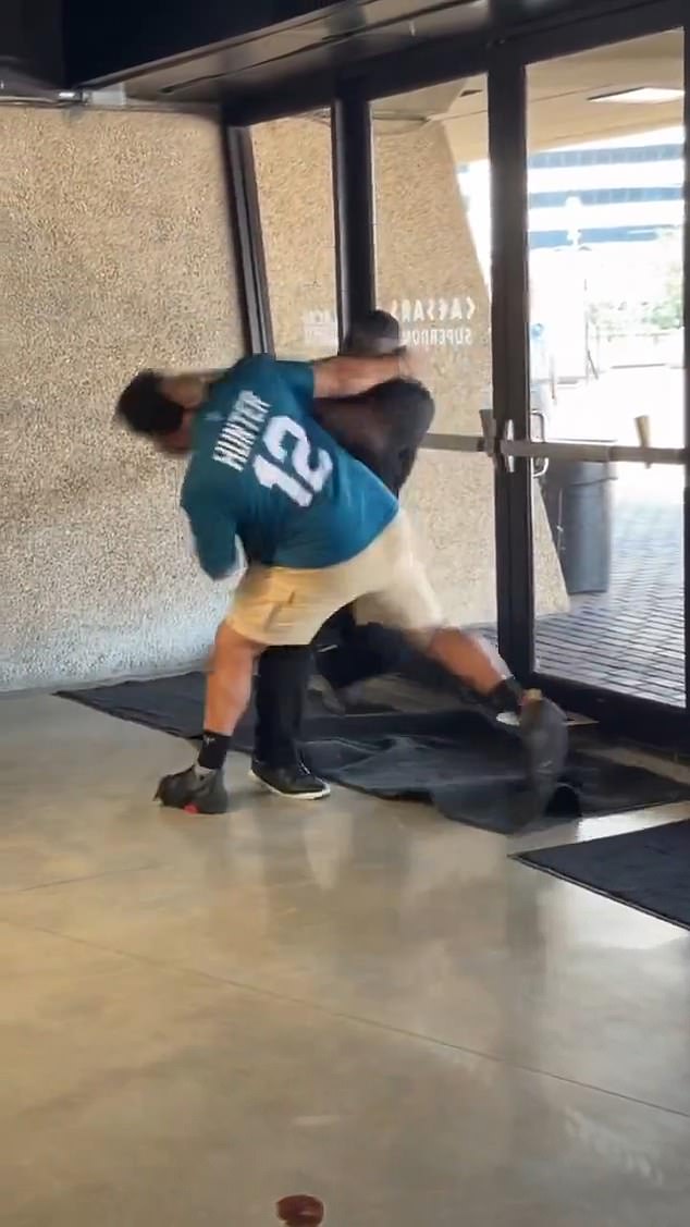 The incident appeared to occur in the concourses of Caesars Superdome on Sunday