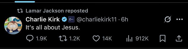 Kirk, who was recently lampooned by South Park, got a surprising repost from Jackson