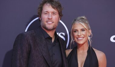 Matthew Stafford's wife Kelly replied to a wild theory that her husband had died
