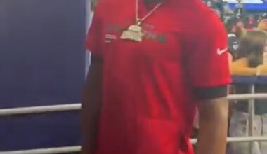 As seen and heard in a viral video, a fan yelled something closer to 'penis' than 'Penix' as the inactive quarterback walked off the field in Arlington after the Dallas Cowboys' 31-13 win