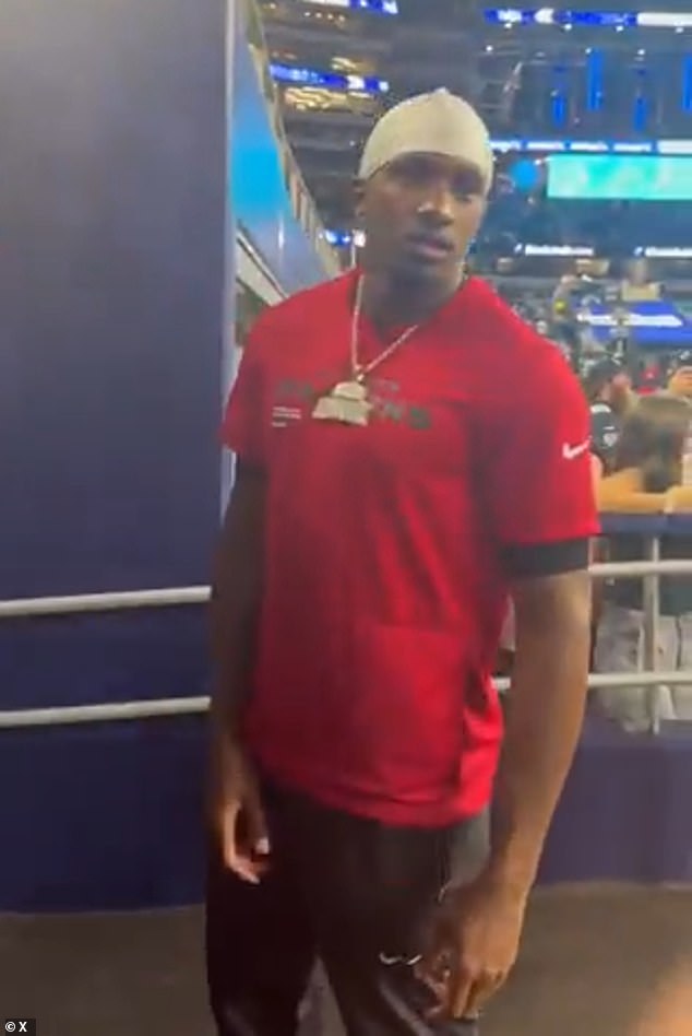 As seen and heard in a viral video, a fan yelled something closer to 'penis' than 'Penix' as the inactive quarterback walked off the field in Arlington after the Dallas Cowboys' 31-13 win