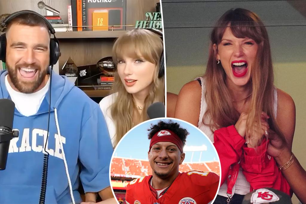 Patrick Mahomes' surprising reaction to Travis Kelce's romance with Taylor Swift revealed in new Chiefs documentary
